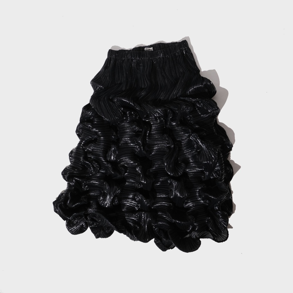 Issey Miyake Mainline Pleated Wavy Skirt